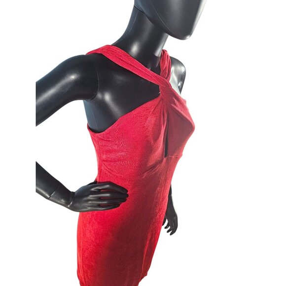 Red Cross Back Stretch Bodycon Dress - Wild Fable - Picture 4 of 7